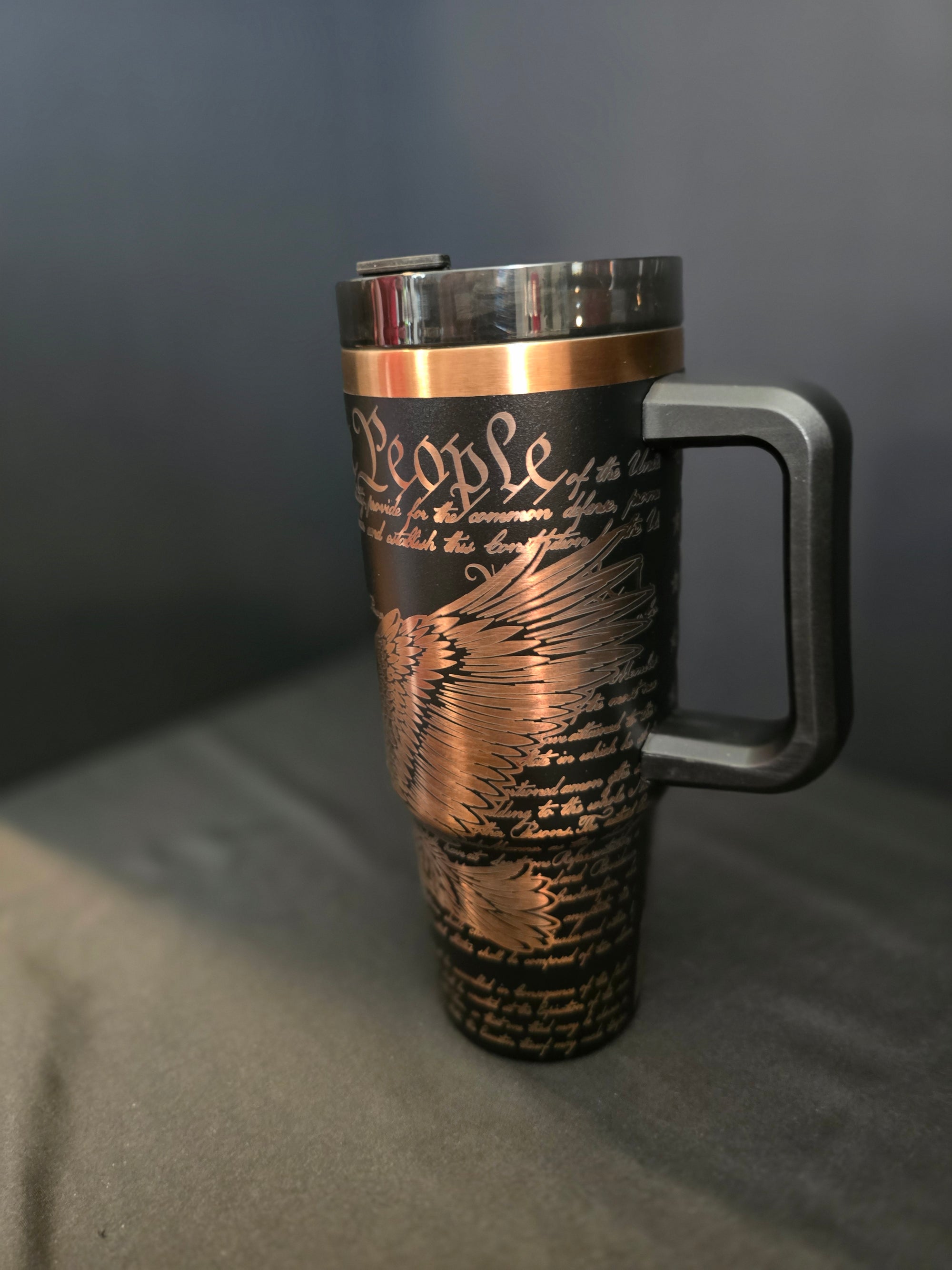 Custom "We the People" Engraved 30oz Stainless Steel Tumbler