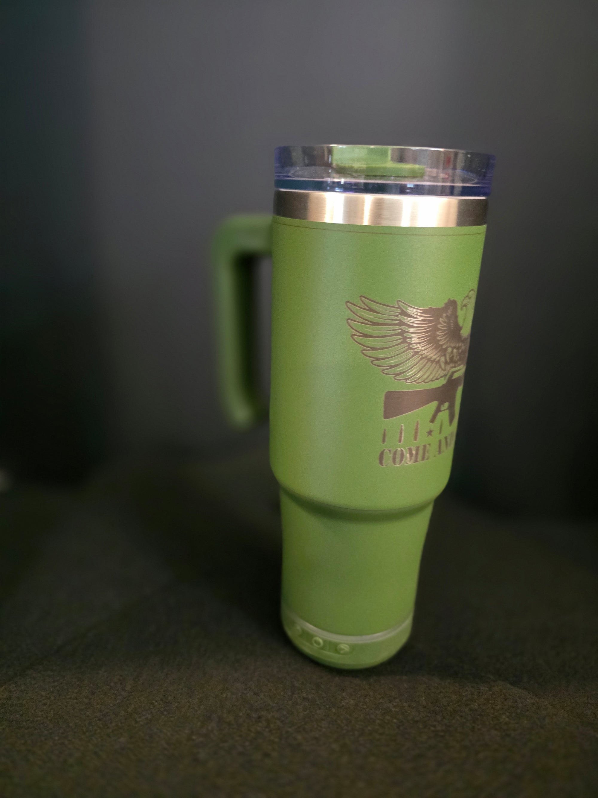 "Come and Take It" Patriotic Engraved Speaker Tumbler 30oz