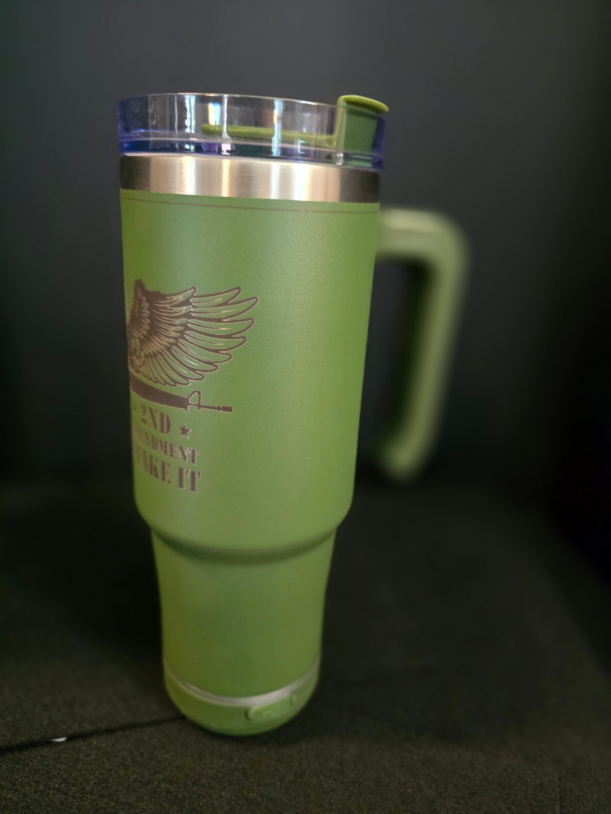 "Come and Take It" Patriotic Engraved Speaker Tumbler 30oz