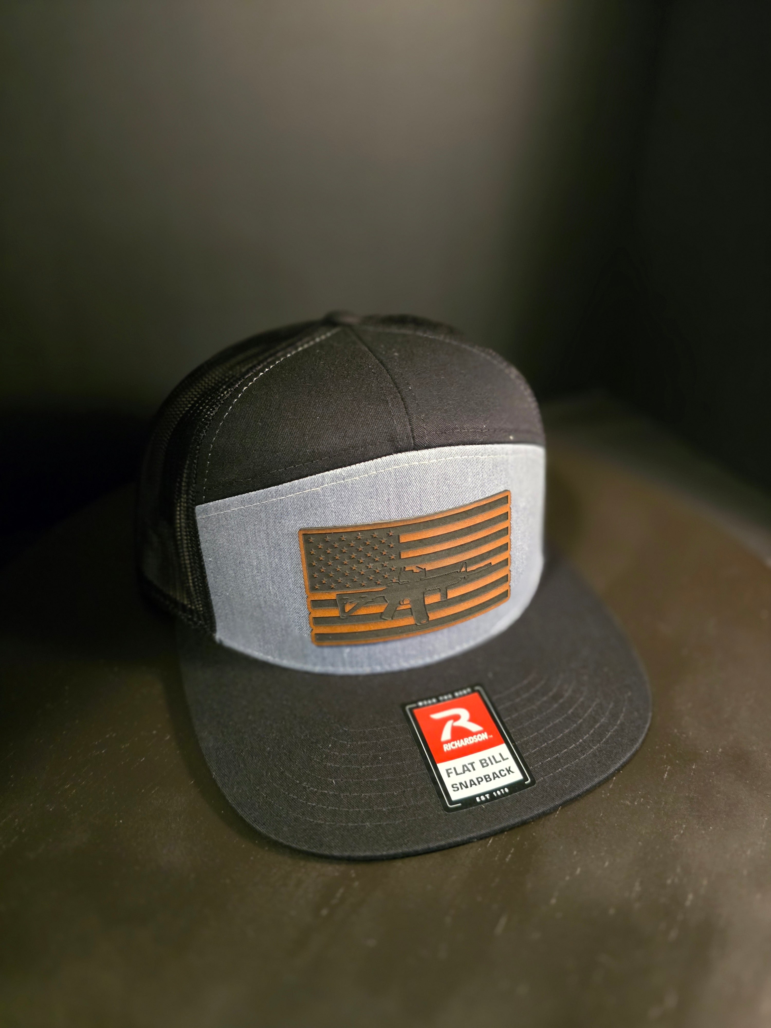 Richardson 168 - 7 Panel Trucker Hat Custom Patch