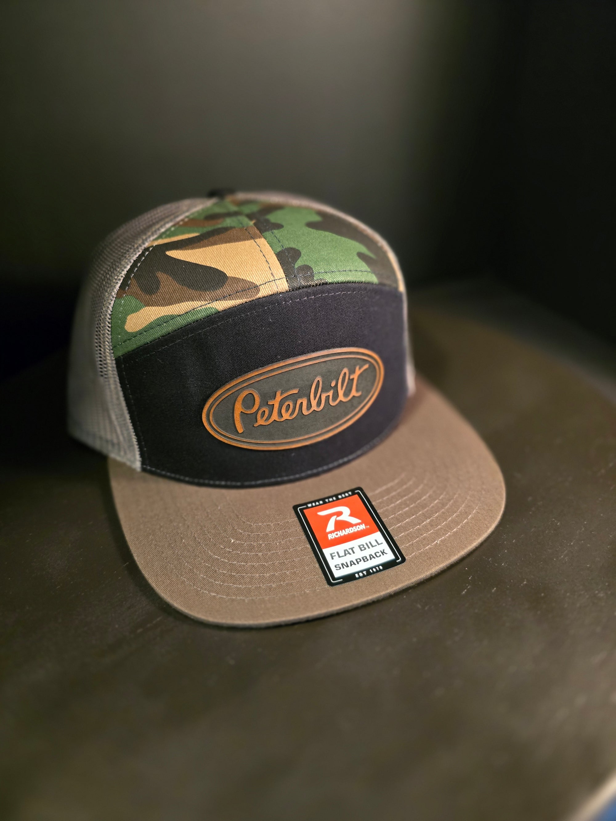 Richardson 168 - 7 Panel Trucker Hat Custom Patch