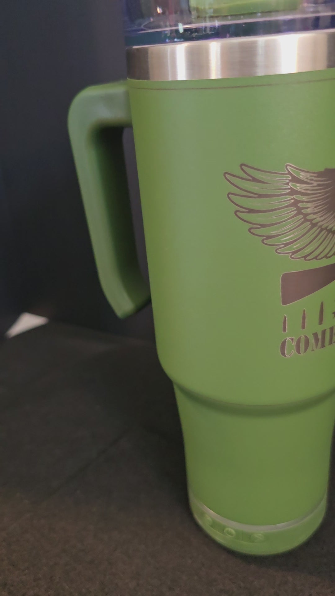 "Come and Take It" Patriotic Engraved Speaker Tumbler 30oz
