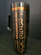 Custom "We the People" Engraved 30oz Stainless Steel Tumbler