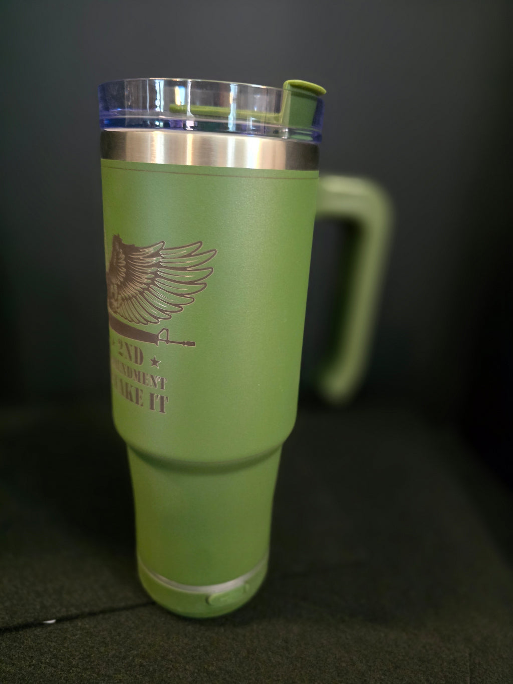 "Come and Take It" Patriotic Engraved Speaker Tumbler 30oz
