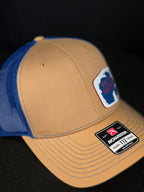 Richardson Gulf of America Acrylic Tri Color Trucker Hat OSFA Est 1970 Model 112 Adjustable Size