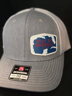 Richardson Gulf of America Acrylic Tri Color Trucker Hat OSFA Est 1970 Model 112 Adjustable Size