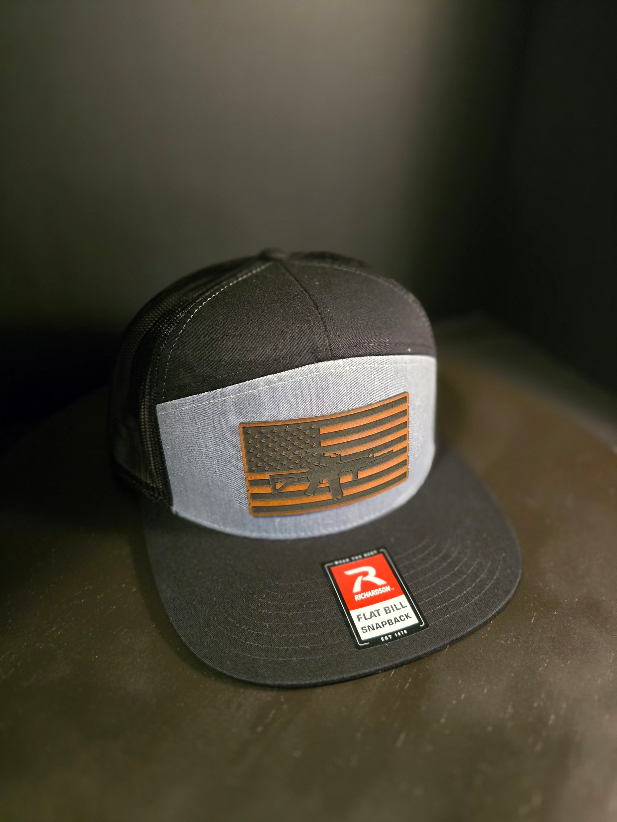 Richardson 168 - 7 Panel Trucker Hat Custom Patch