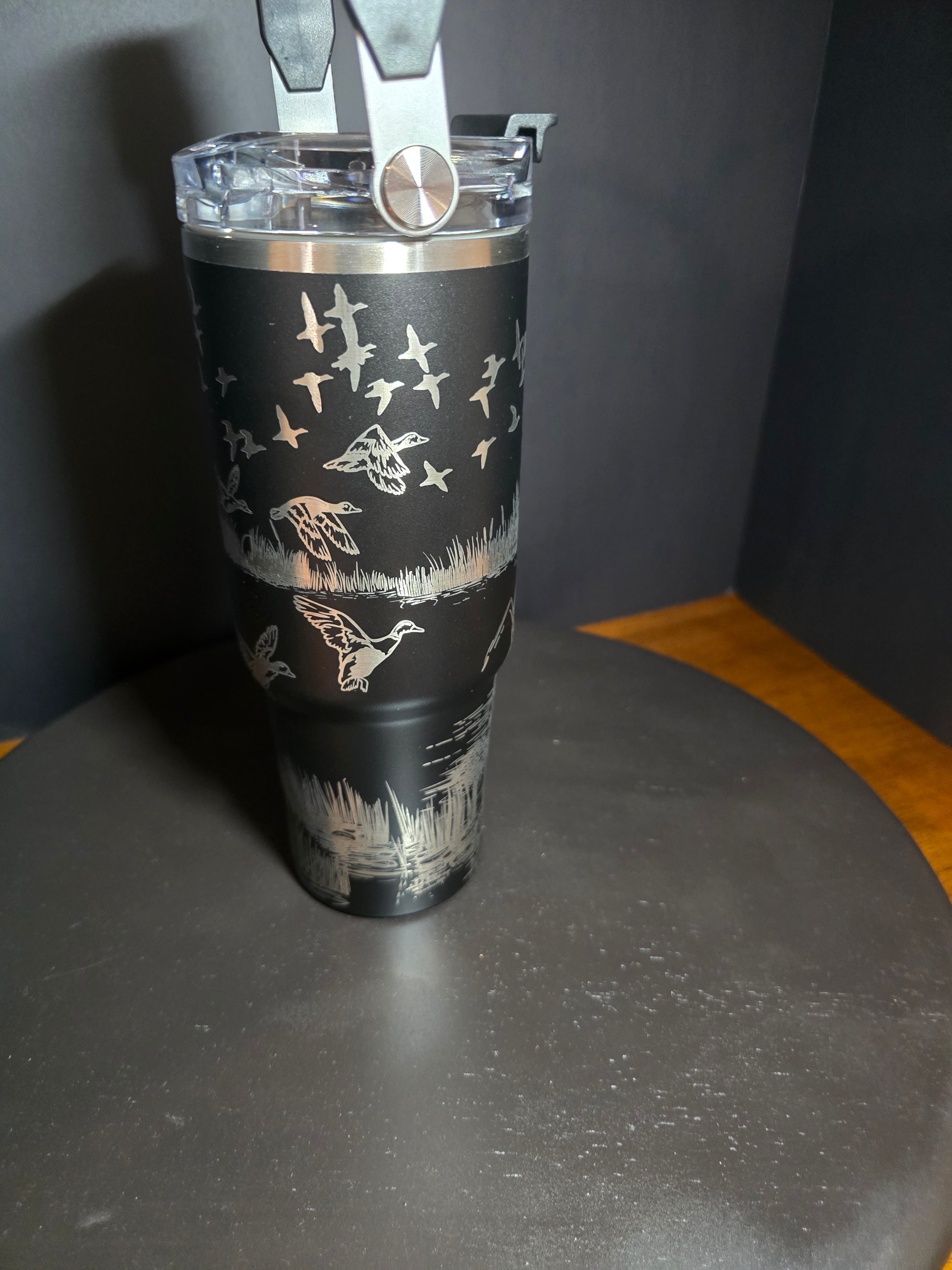 30oz Insulated Stainless Steel Tumbler – Laser-Engraved Hunting outdoors Design, Double-Wall Vacuum Sealed, Powder-Coated Finish