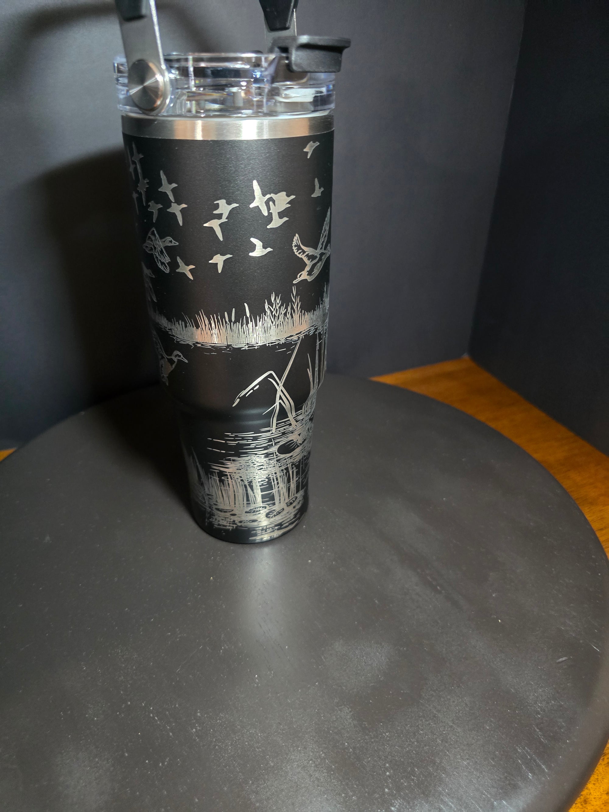 30oz Insulated Stainless Steel Tumbler – Laser-Engraved Hunting outdoors Design, Double-Wall Vacuum Sealed, Powder-Coated Finish