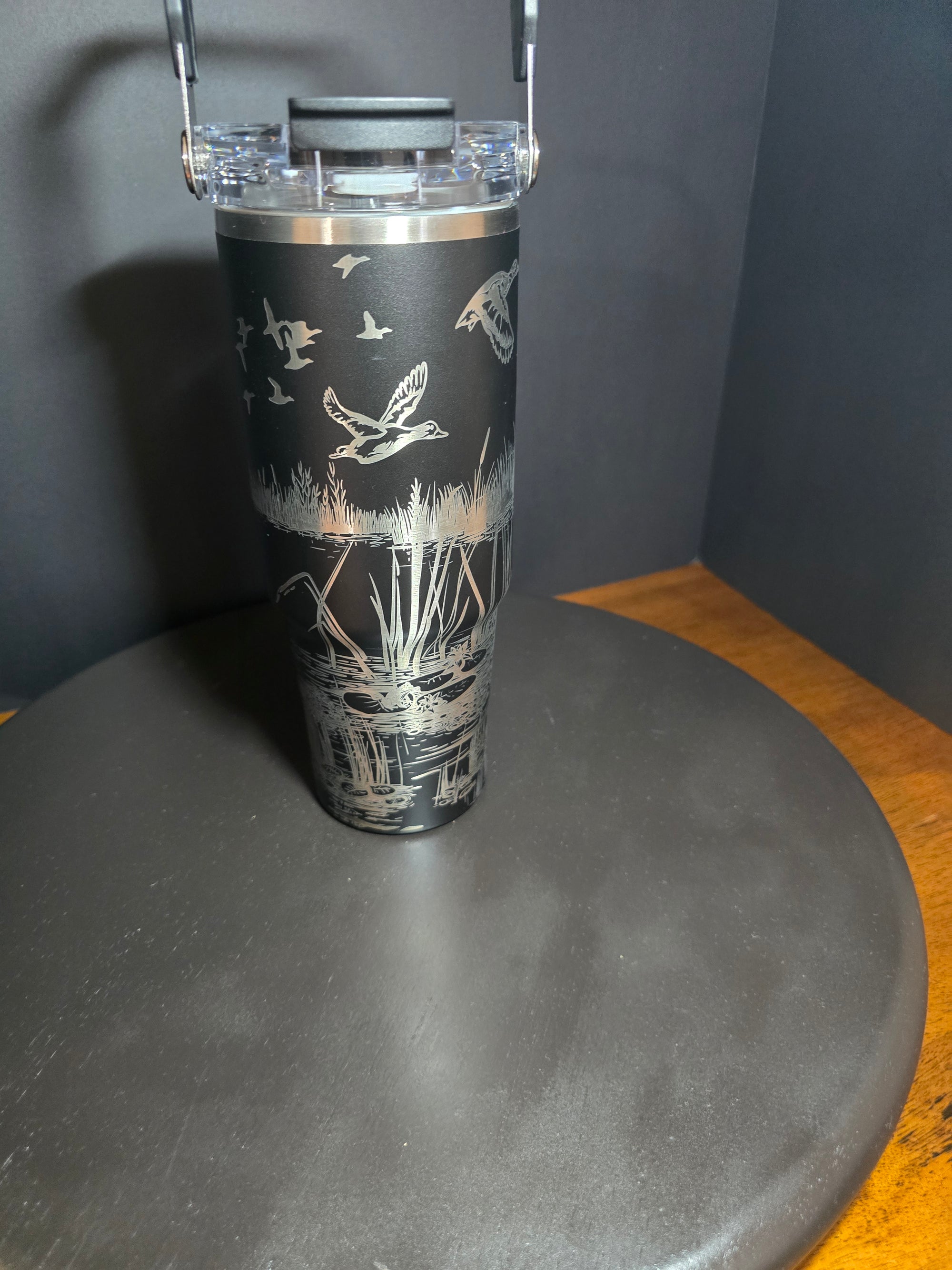 30oz Insulated Stainless Steel Tumbler – Laser-Engraved Hunting outdoors Design, Double-Wall Vacuum Sealed, Powder-Coated Finish
