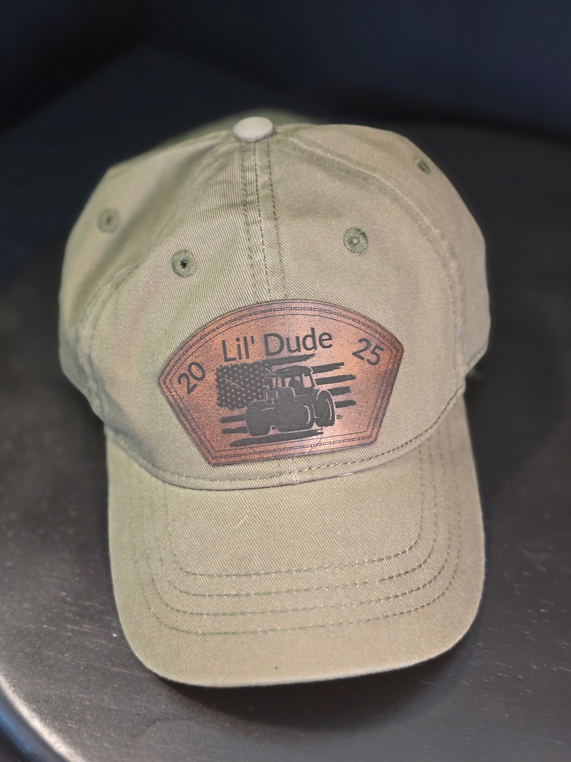 Youth "Lil Dude" Tractor/American Flag Hat