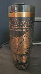 Custom "We the People" Engraved 30oz Stainless Steel Tumbler