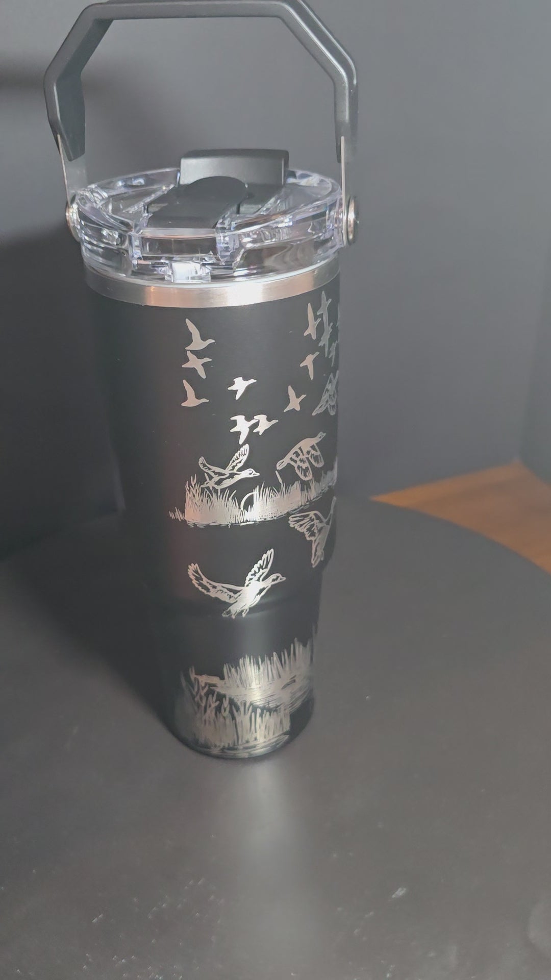 30oz Insulated Stainless Steel Tumbler – Laser-Engraved Hunting outdoors Design, Double-Wall Vacuum Sealed, Powder-Coated Finish